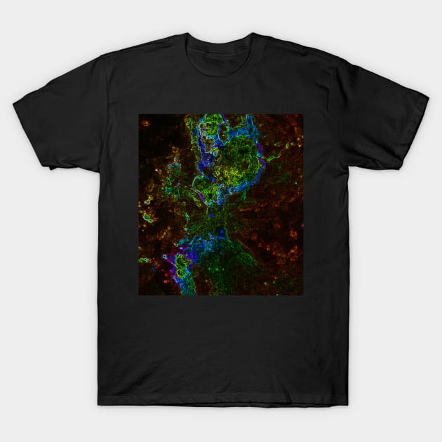 Black Panther Art - Glowing Edges 75 T-Shirt by The Black Panther